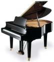 isolated image of a baby grand piano
